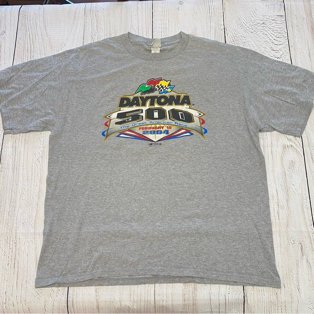 Vintage 2004 Daytona 500 NASCAR Graphic T-Shirt XL - Picture 2 of 7